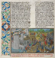 Royal 14 E. IV, f.59v Une capture d