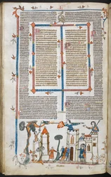 Scène de bas-de-page d