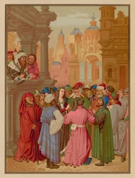 Sainte Catherine entourée des docteurs d