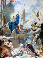 Sainte Geneviève et Attila