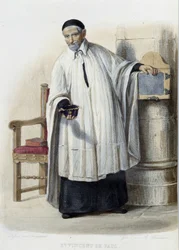 Saint Vincent de Paul - dans « Le Plutarque français », par Mennechet