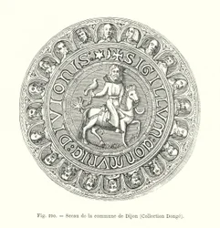 Sceau de la commune de Dijon, Collection Donge