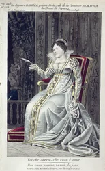 Signora Barilli dans le rôle de la Comtesse Almaviva dans Les Noces de Figaro