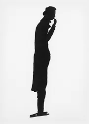 Silhouette de Henri Benjamin Constant de Rebecque (1767-1830) illustration de Histoire des Etrangers en France, 1791
