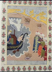 Sinbad embarquant, illustration pour Sinbad le marin, des Mille et Une Nuits, 1895