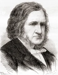 Sir James Young Simpson, de Les Merveilles de la Science, publié vers 1870 (lithographie)