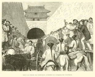 Sous la Porte de Tien-Tsin, d