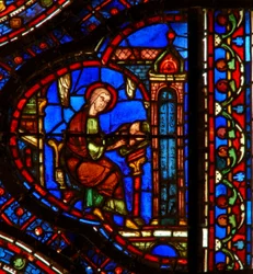 Saint Antoine : lisant dans sa cellule