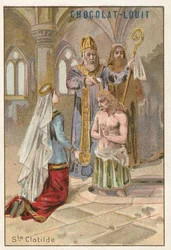 Sainte Clotilde, deuxième épouse de Clovis Ier, roi des Francs