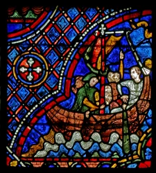 Saint Nicolas : un bateau transporte des voyageurs à Myre