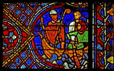 Saint Nicolas : dit aux pèlerins de jeter la fiole à la mer