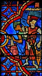 Les meurtriers de saint Thomas Becket se préparent à lui tendre une embuscade (w18)