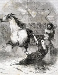 Supplice de Brunehaut (ou Brunehilde) (613) - dans « Histoire de France » par L.-P. Anquetil