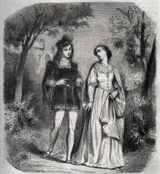 Ils marchaient ensemble dans le parc : Francesca de Rimini