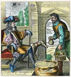 Taxation du Tiers État (gravure en couleur)