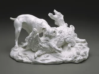La chasse au sanglier, vers 1751
