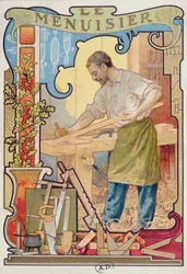 Le Charpentier, illustration d