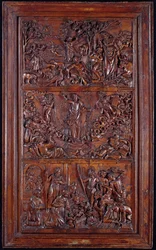 Le Credo, Panneau I : La Création du Monde, Transfiguration, Annonciation et Nativité, 1587