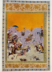 La mort des héros, illustration pour les Mille et Une Nuits, 1895