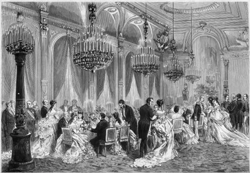 Le dîner du Corps Diplomatique lors d
