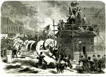 La chute de la colonne Vendôme