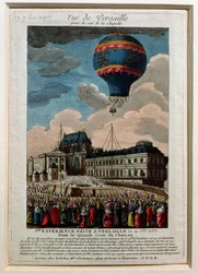La première expérience de montgolfière au Château de Versailles, 19 septembre 1783