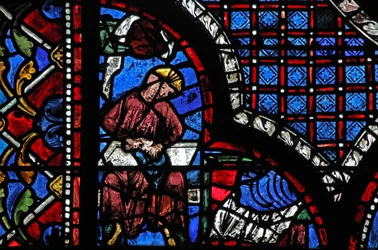 La fenêtre du Bon Samaritain : les donateurs - cordonniers