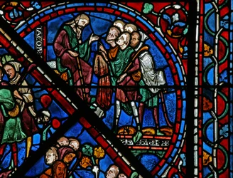 La fenêtre de Joseph : ses frères présentent à Jacob son manteau taché de sang