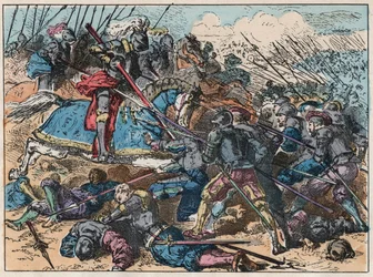 Le roi de France François Ier (1494-1547) à la bataille de Marignan les 13 et 14 septembre 1515 - François Ier (1494-1547) à la bataille de Marignan