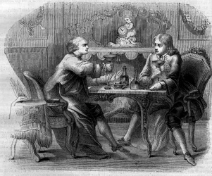 Le Marquis de Nointel offrant un déjeuner au bandit Cartouche (Louis Dominique Cartouche dit