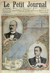 Les Miracles du système télégraphique, illustration de Le Petit Journal, 24 novembre 1907