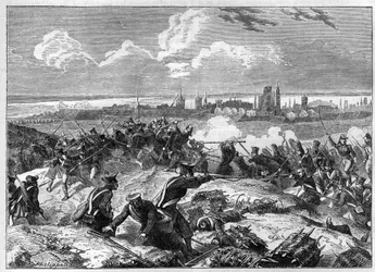 Le Siège de Dantzig (1807) sous le commandement du maréchal Pierre Joseph Lefebvre (1755-1820) - de Histoire de l