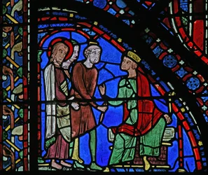 La fenêtre de Saint Jacques : Jacques devant Hérode