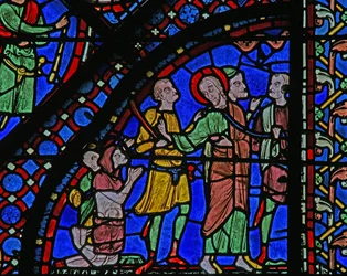 La fenêtre de Saint Jacques : Jacques guérit un paralytique