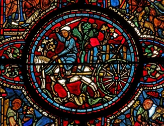 Saint Lubin : transport du vin