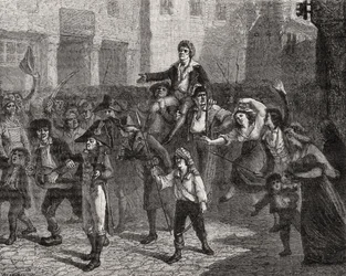Le triomphe de Marat, 24 avril 1793, de 