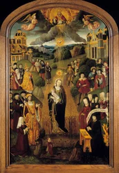 La Vierge au blé avec le roi Louis XII et le pape Alexandre VI