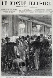 La crise du 16 mai : lecture des journaux - dans « Le monde illustré » de mai 1877