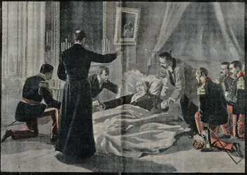 La mort de Félix Faure (1841-1899), président de la France, l