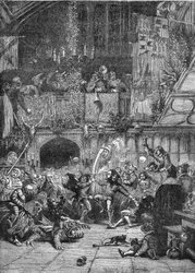 La fête des fous (ou fête des Innocents) qui se déroulait jusqu