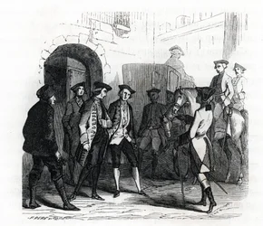 Les prisonniers de Vincennes transférés à la prison de la Bastille en 1784