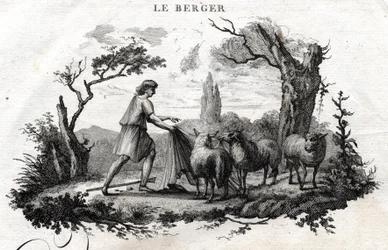 Le berger. Fable d