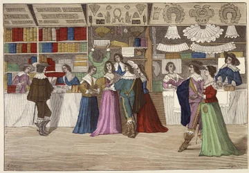 Les boutiques de la Galerie du Palais de Justice au XVIIe siècle