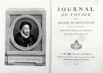 Page de titre et frontispice avec portrait de l