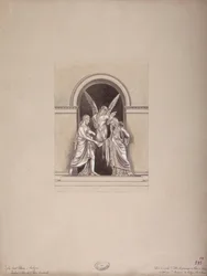 Tombe de Félix et Elisa Baciocchi, basilique San Petronio, Bologne, vers 1900-20