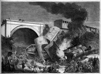 Accident de train sur le Northern Railway de Londres, Angleterre, le 3 septembre
