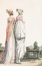 Deux dames en robes de promenade, 1796