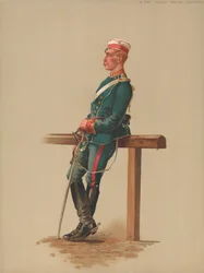 Uhlan, Garde-Uhlan Saxon, Sous-officier