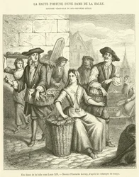 Une dame de la halle sous Louis XIV