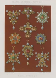 Diverses pièces de joaillerie